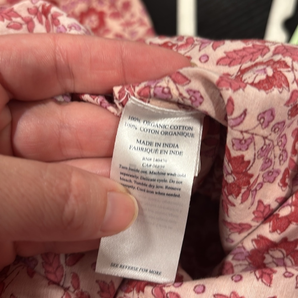 Faherty Adella 100% Cotton Floral Jumpsuit Small - Picture 9 of 11